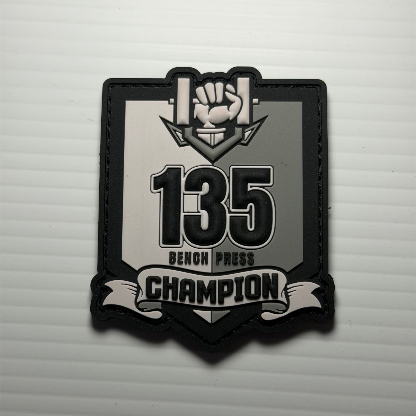 Bench Press Rank Velcro Patches