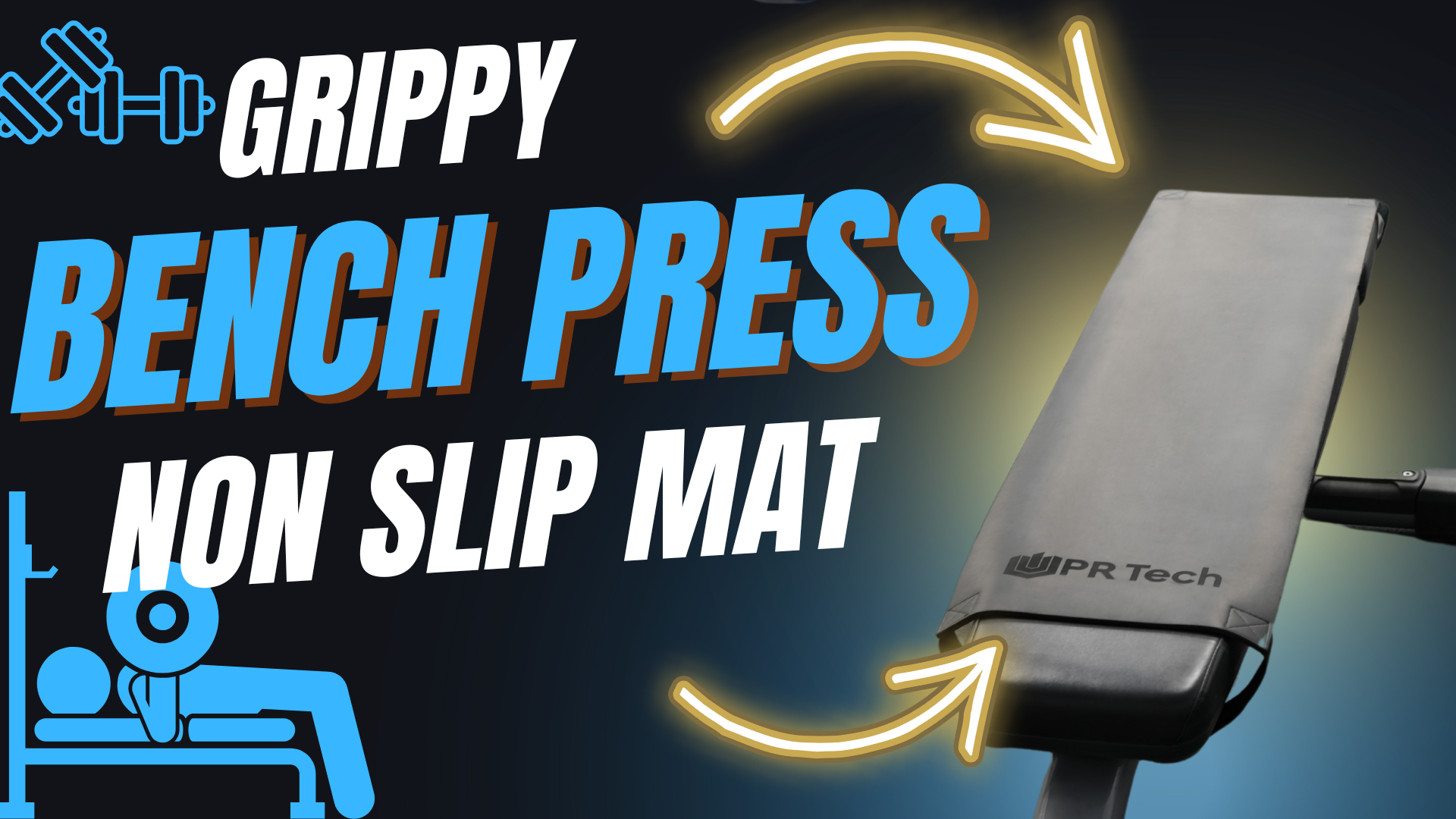 Load video: Video Showing how to use upr bench pro on a gym bench