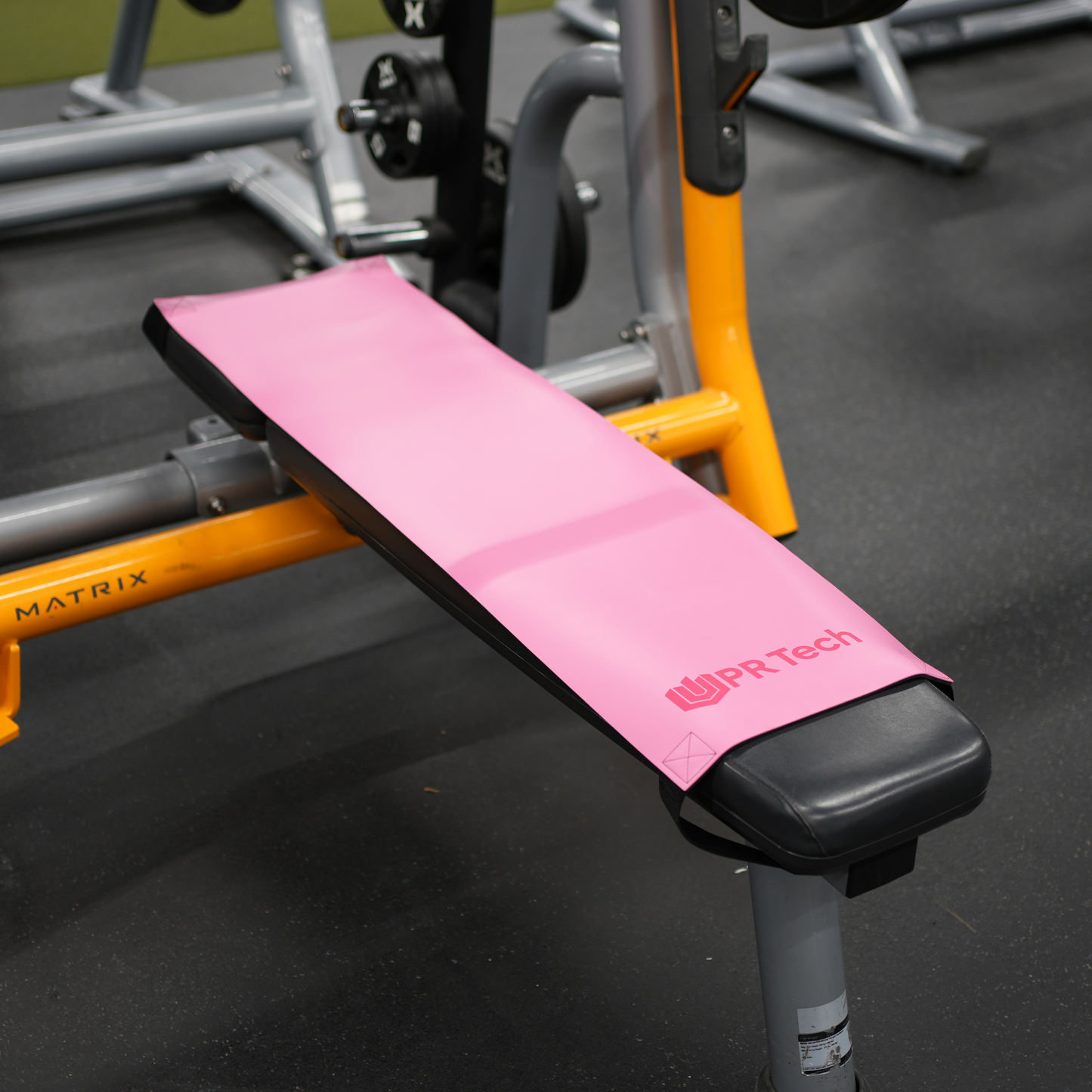 The Bench Bro™ –  UPR Tech Non-Slip Bench Press Mat with Velcro Straps for Secure Grip & Stability