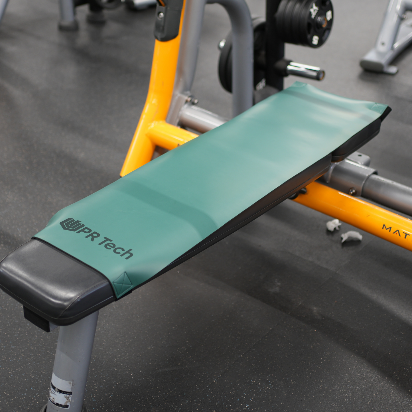 The Bench Bro™ –  UPR Tech Non-Slip Bench Press Mat with Velcro Straps for Secure Grip & Stability