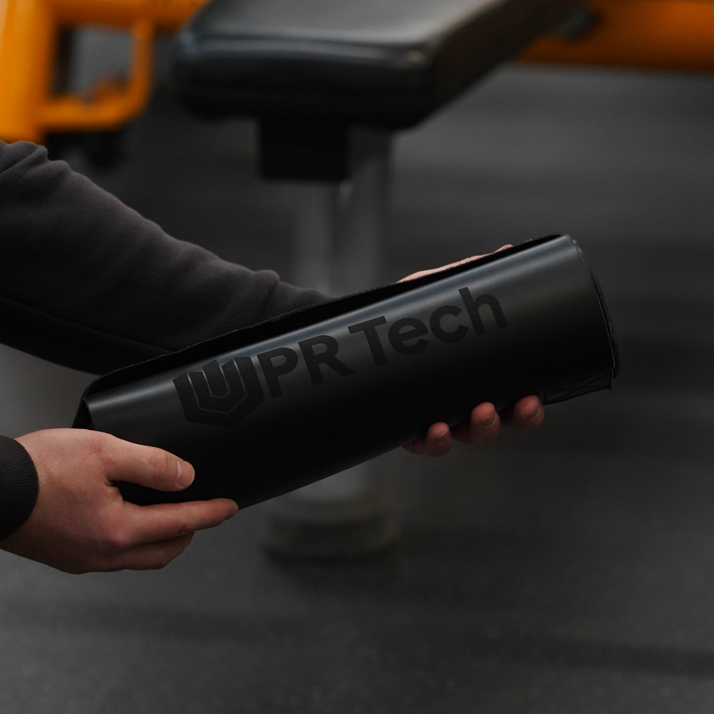 The Bench Bro™ –  UPR Tech Non-Slip Bench Press Mat with Velcro Straps for Secure Grip & Stability